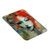 Gemengde Media Vrouw Collage Magneet (Rechterzijde)