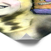 Gemengde mediacollage op canvas poster (Hoek)