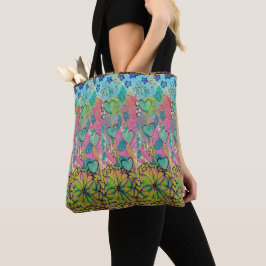 Gemengde mediakopten tote bag