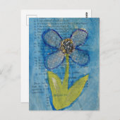 Gemengde mediastloer briefkaart (Voorkant / Achterkant)