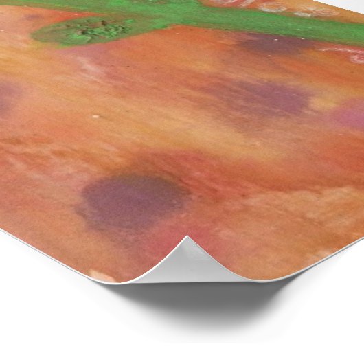 Gemengde mediastloer poster (Hoek)