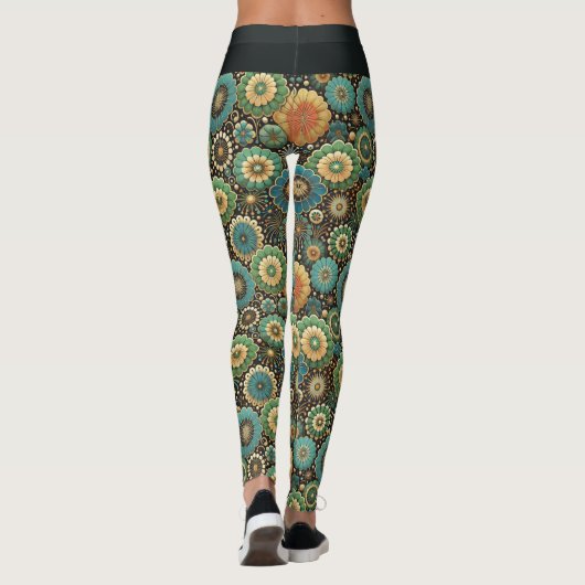 gemengde melodie leggings (Achterkant)