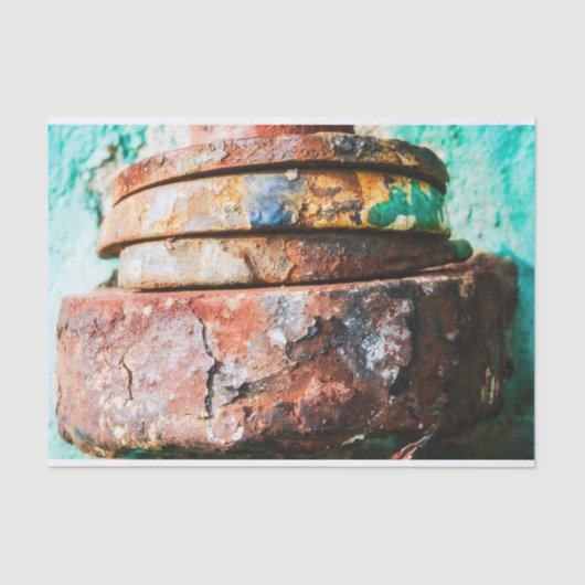 gemengde metaalrace om taart tissuepapier (Voorkant)