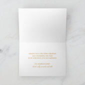 Gemengde Metal Folie Script Prettig Kerstfeest Feestdagen Kaart (Binnen)