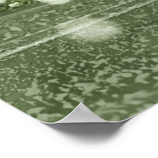 Gemengde montagebergte in het landschapsmeer poster (Hoek)