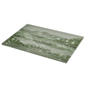 Gemengde montagebergte in het landschapsmeer snijplank (Hoek)