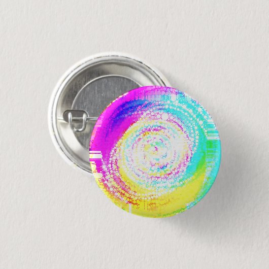 Gemengde Mosaic Ronde Button 3,2 Cm (Voorkant /achterkant)