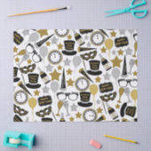 Gemengde nieuwe jaren ve patroonpartijweefsel tissuepapier (Craft)