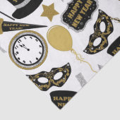 Gemengde nieuwe jaren ve patroonpartijweefsel tissuepapier (Detail)