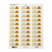 Gemengde noten bakgeschenk etiket (Full Sheet)