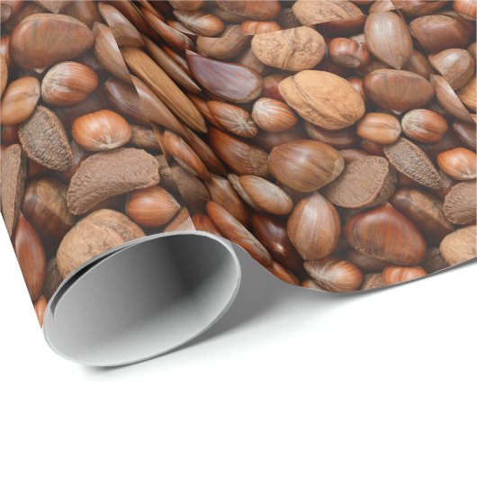 Gemengde noten cadeaupapier (Rol Hoek)