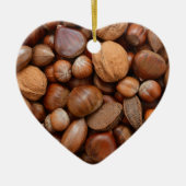 Gemengde noten keramisch ornament (Voorkant)