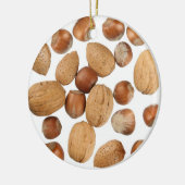 Gemengde noten keramisch ornament (Links)