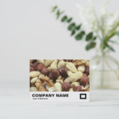 Gemengde noten visitekaartje (Staand voorkant)