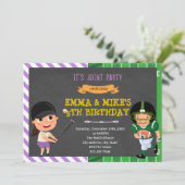 Gemengde partij Baseball football Kaart (Staand voorkant)