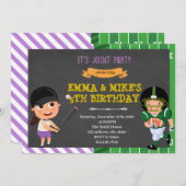 Gemengde partij Baseball football Kaart (Voorkant / Achterkant)