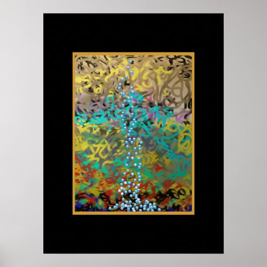 Gemengde pasta's Abstract ontwerp Poster (Voorkant)