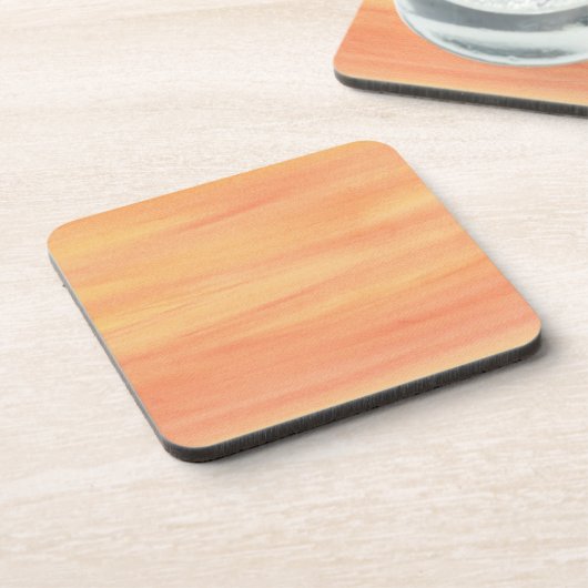 Gemengde pastelgele Oranje blends Drink Coasters Drankjes Onderzetter (Linkerzijde)