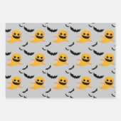 Gemengde Patroon Kleine Boo Ghost Bats Halloween G Inpakpapier Vel (Voorkant 2)