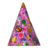 😍 gemengde pickleball roze feesthoedjes (Rechts)