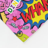 😍 gemengde pickleball roze fleece deken (Hoek)