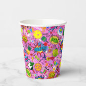 😍 gemengde pickleball roze papieren bekers (Links)