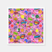 😍 gemengde pickleball roze servet (Voorkant)