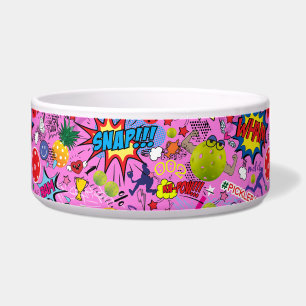 😍 gemengde pickleball roze voerbakje