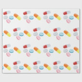 Gemengde pillen cadeaupapier (Vlak)