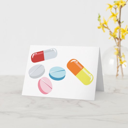 Gemengde pillen kaart (Gele Bloem)