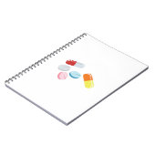 Gemengde pillen notitieboek (Linkerzijde)
