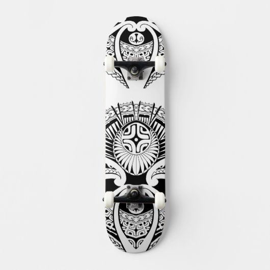 Gemengde polynesische en Maori tattoo kunst Skateboard (Voorkant)
