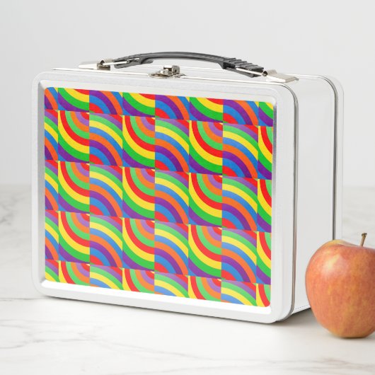 GEMENGDE RAINBOUWE KLEUREN EN PATRONEN ZEER KLEIN (In situ)