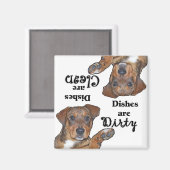 Gemengde ras liefhebbers Vaatwasser magneet (Voorkant / Achterkant)