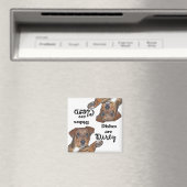 Gemengde ras liefhebbers Vaatwasser magneet (Insitu (Vaatwasser))