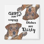 Gemengde ras liefhebbers Vaatwasser magneet (Voorkant)