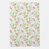 Gemengde rode, groene Waterverf verliest patroon Theedoek (Verticaal)