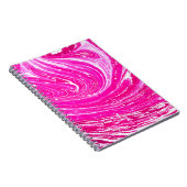 Gemengde roze ondergrond notitieboek (Rechterzijde)