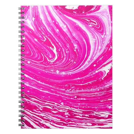 Gemengde roze ondergrond notitieboek (Voorkant)