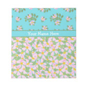 Gemengde roze Rozen flessen: Notitieblok of jotter (Voorkant)