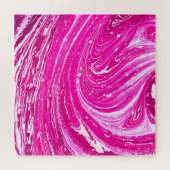 Gemengde roze verfachtergrond. legpuzzel (Horizontaal)