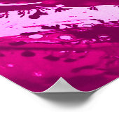 Gemengde roze verfachtergrond. poster (Hoek)