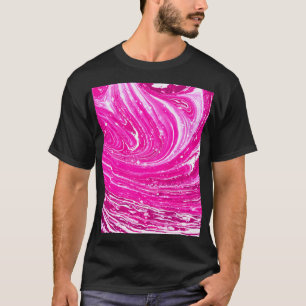 Gemengde roze verfachtergrond. t-shirt