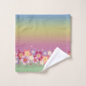 Gemengde Sakura Blossom Kimono Style Rainbow Bad Handdoek (Wasdoekje)