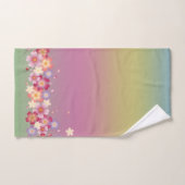 Gemengde Sakura Blossom Kimono Style Rainbow Bad Handdoek (Handdoek)