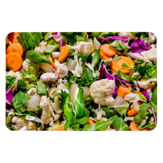 Gemengde salade magneet (Horizontaal)