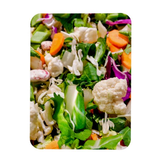 Gemengde salade magneet (Verticaal)