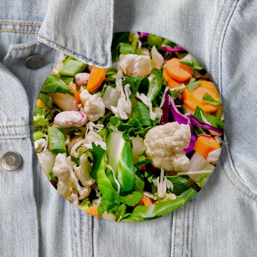 Gemengde salade ronde button 6,0 cm (In situ)