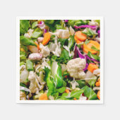 Gemengde salade servet (Voorkant)