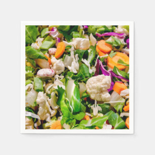 Gemengde salade servet